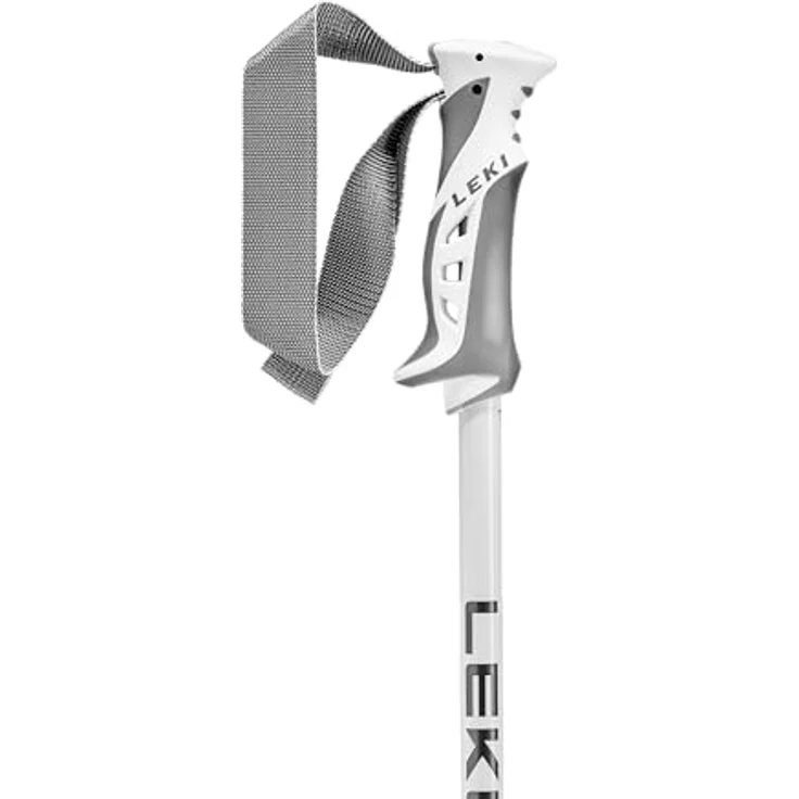 LEKI Damen Bliss Skistöcke, Fixlänge, aus Aluminium TS 5.0, Gunmetal-White-Roségold, 115 cm – Bild 2