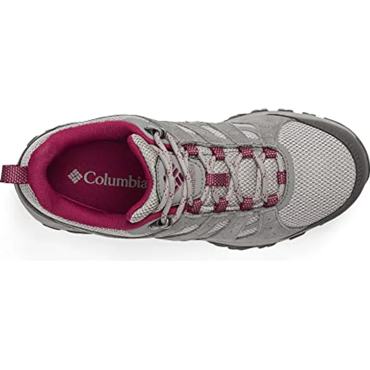 Columbia Trekkingschuh, wasserdicht mit griffiger Außensohle, Obermaterial aus Mesh und Wildleder – Bild 8
