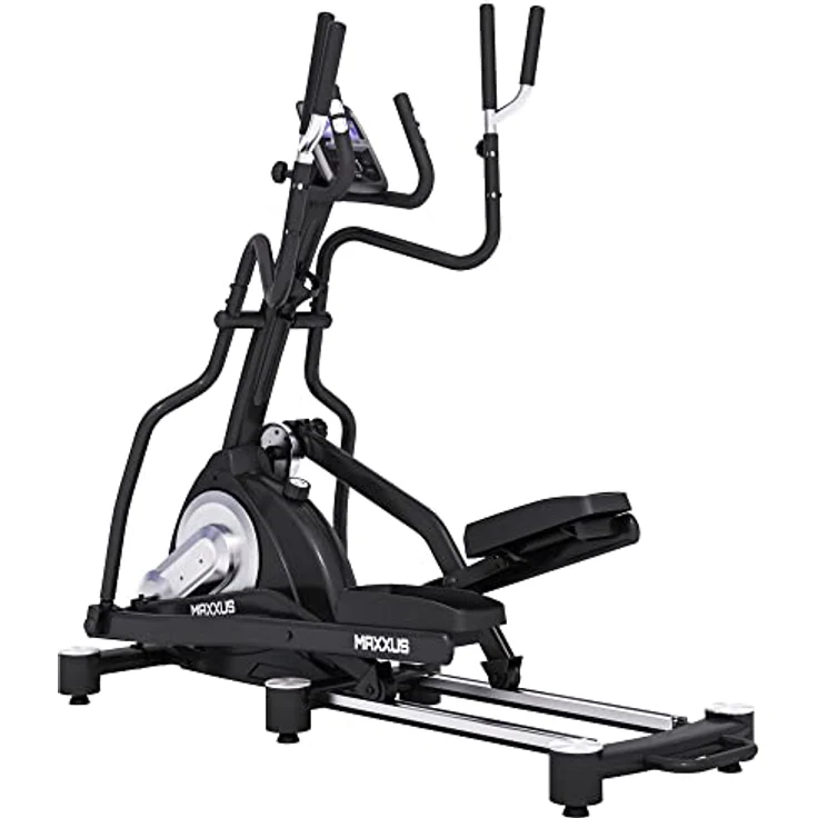 MAXXUS Crosstrainer CX 7.5 - Verstellbar, 25 kg Schwungmasse, 12 Programme, 16 Widerstandsstufen, Magnetbremssystem, 160kg, Flaschenhalter, Handpulssensoren - Ellipsentrainer, Heimtrainer für Zuhause - Preisvergleich – Bild 1