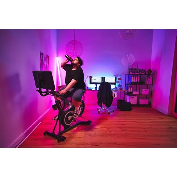 Horizon Fitness Cycle interaktives Fitnessbike mit 22" Touch Konsole, On-Demand-Workouts und Family-Account, schwarz – Bild 5
