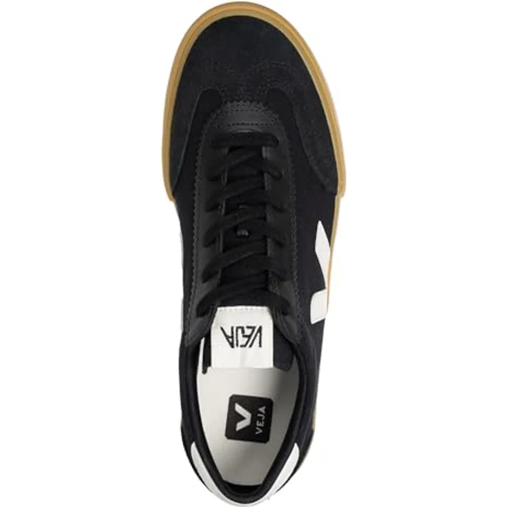 Veja Volley, Volleyballschuhe Herren aus Leinwand und Wildleder, Schwarz-Weiß, Größe 8 UK - 42 EU - 9 US – Bild 2
