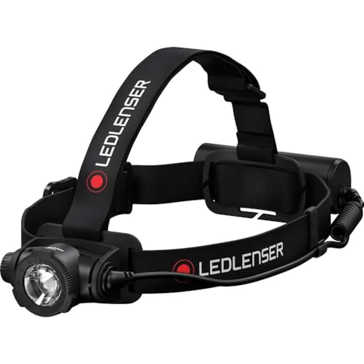 Ledlenser H7R Core, LED Stirnlampe mit Advanced Focus System, stufenlos dimmbar und schwenkbarem Lampenkopf, schwarz