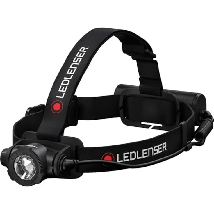 Ledlenser H7R Core, LED Stirnlampe mit Advanced Focus System, stufenlos dimmbar und schwenkbarem Lampenkopf, schwarz – Bild 1