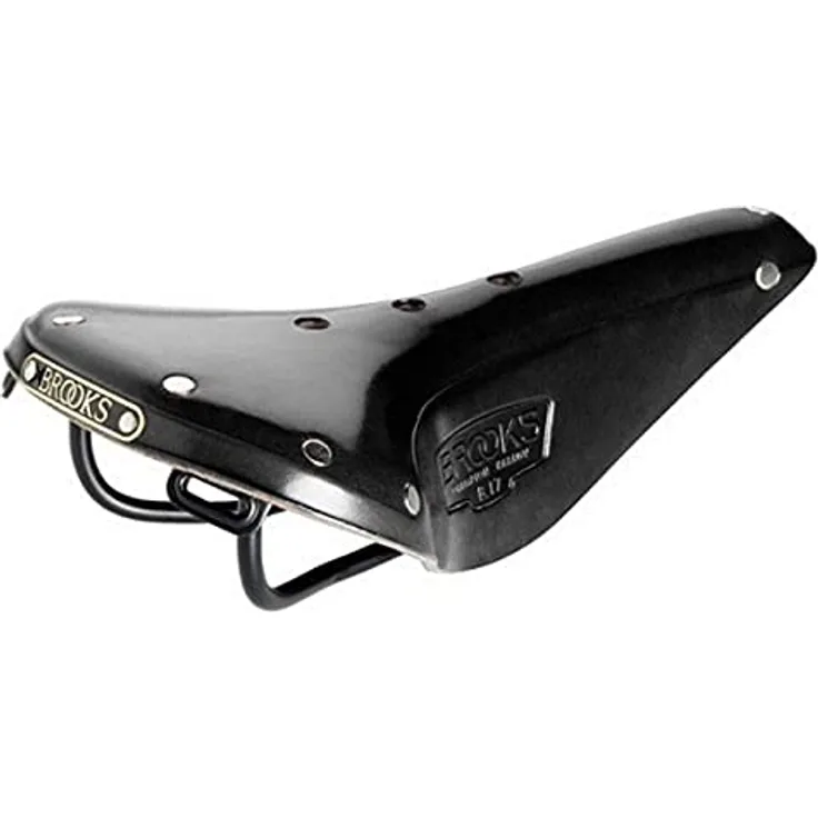 Brooks England B-17 Standard, schmaler Velosattel für Touren und Sport, schwarz