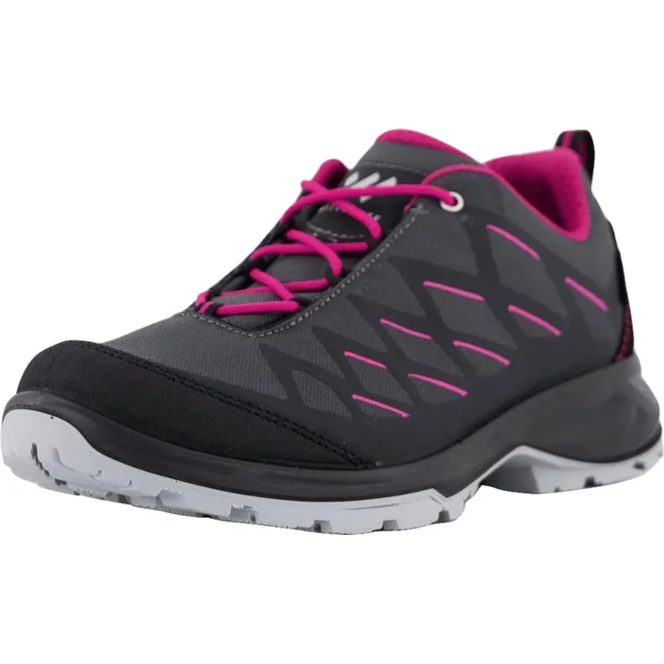 WITEBLAZE TRAIL LOW Wanderschuhe Damen, wasserdicht und atmungsaktiv, grau, Größe 37 EU
