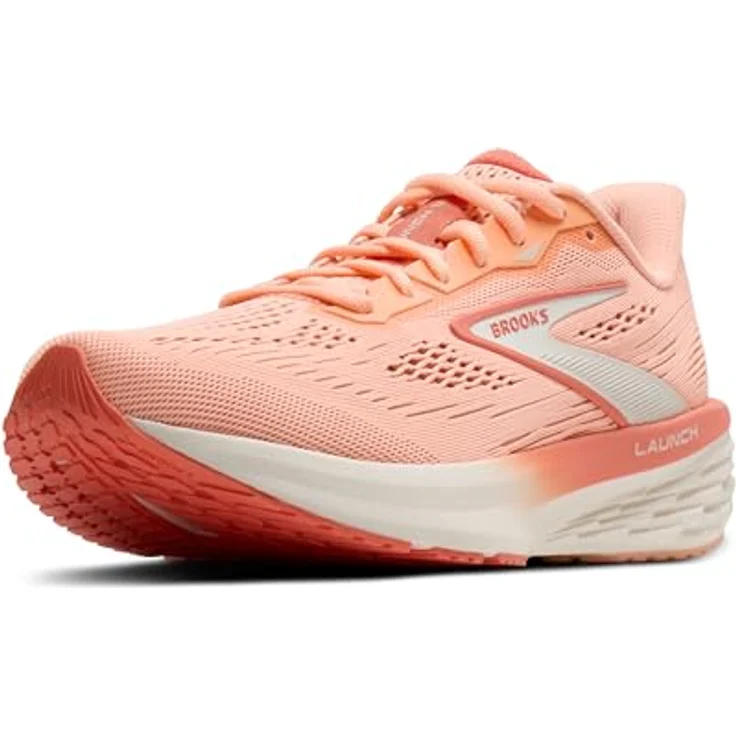 Brooks Launch 12, Damen Laufschuhe mit leichtem Mesh-Obermaterial, DNA FLASH-Dämpfung, neutraler Pronation, 8 mm Sprengung, recyclingfähig, normalweite – Bild 1