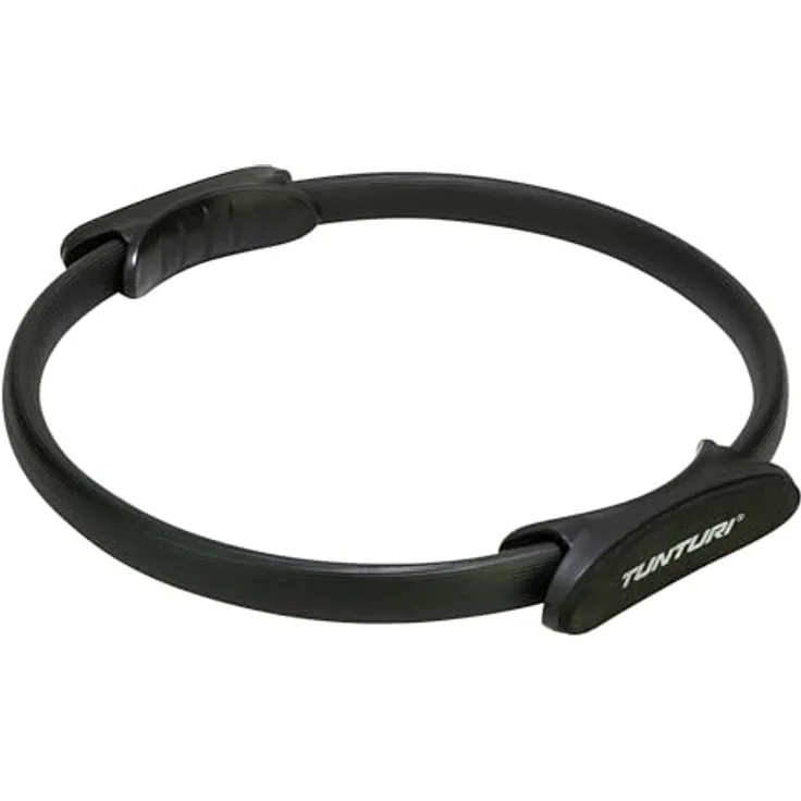 Tunturi Pilates Ring - Yogaring mit flexiblem Design, Schwarz