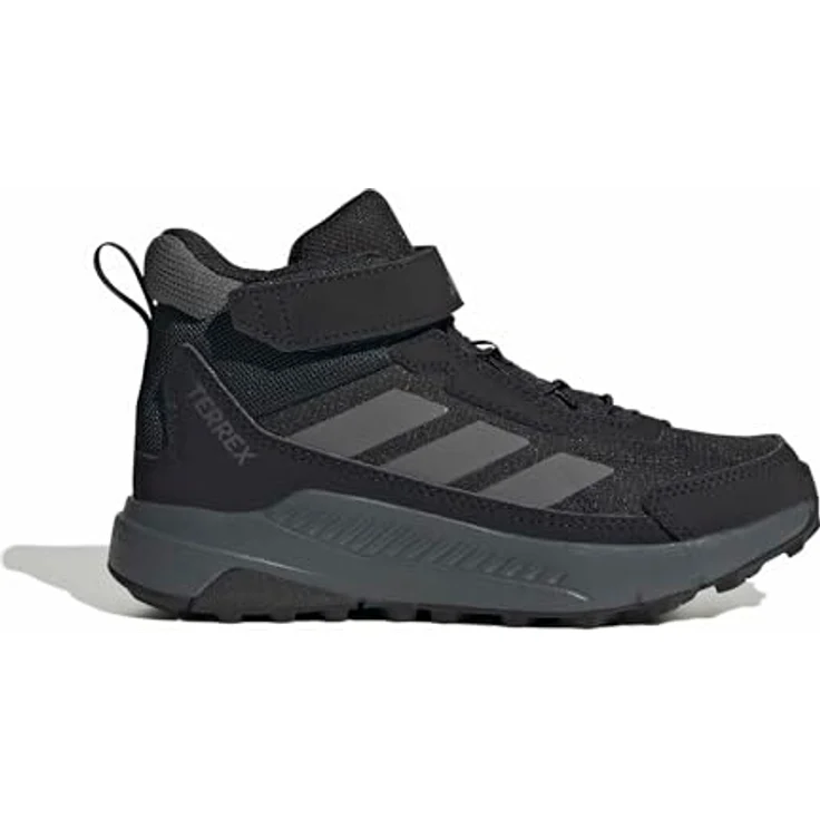 adidas TERREX Anylander Mid CF C, Kinder Wanderschuhe mit Traxion Technologie und elastischen Schnürsenkeln, grau – Bild 2