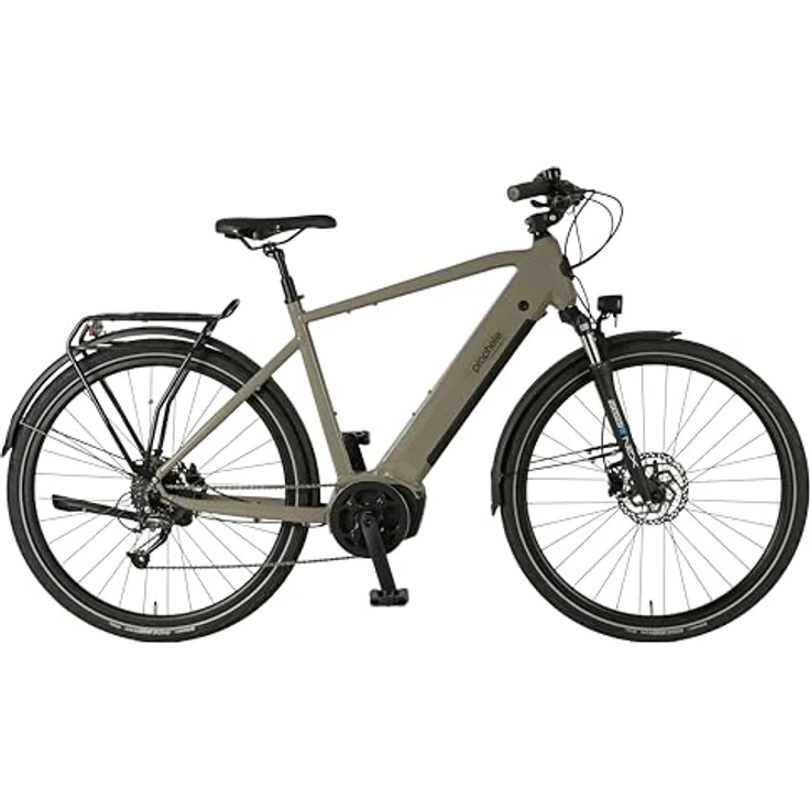 Prophete Entdecker 3.0 Trekking E-Bike 28 Zoll, 360Wh, integrierter Akku, Mittelmotor, 9-Gang Kettenschaltung, hydraulische Scheibenbremse, Rahmenhöhe 54 cm – Bild 1
