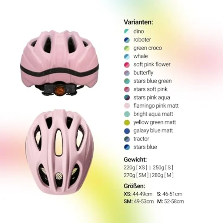 KED Kids Youth Meggy III Trend Fahrradhelm, Flamingo Pink, S (46-51cm) - Made in Germany, MAX Shell-Technologie, Verstellbares System, Insektenschutznetz – Bild 9
