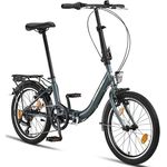 Chillaxx Bike URBAN (Dunkelgrün) - Klapprad 6 Gang Shimano Kettenschaltung