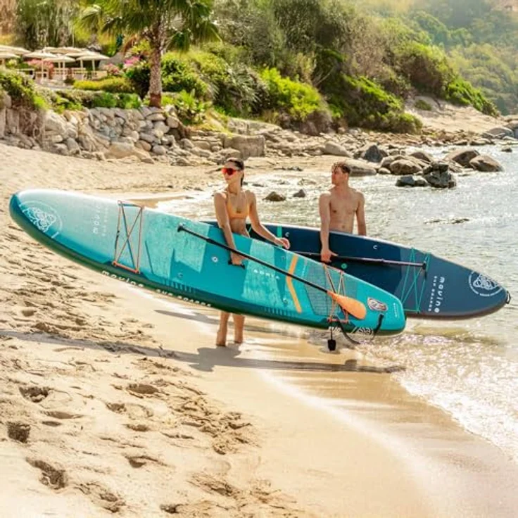 Movino SUP-Board Adria 2in1 Set, Allround 11'6'' mit verschweißten Kanten, Tragkraft 165kg, inklusive Kajaksitz – Bild 3