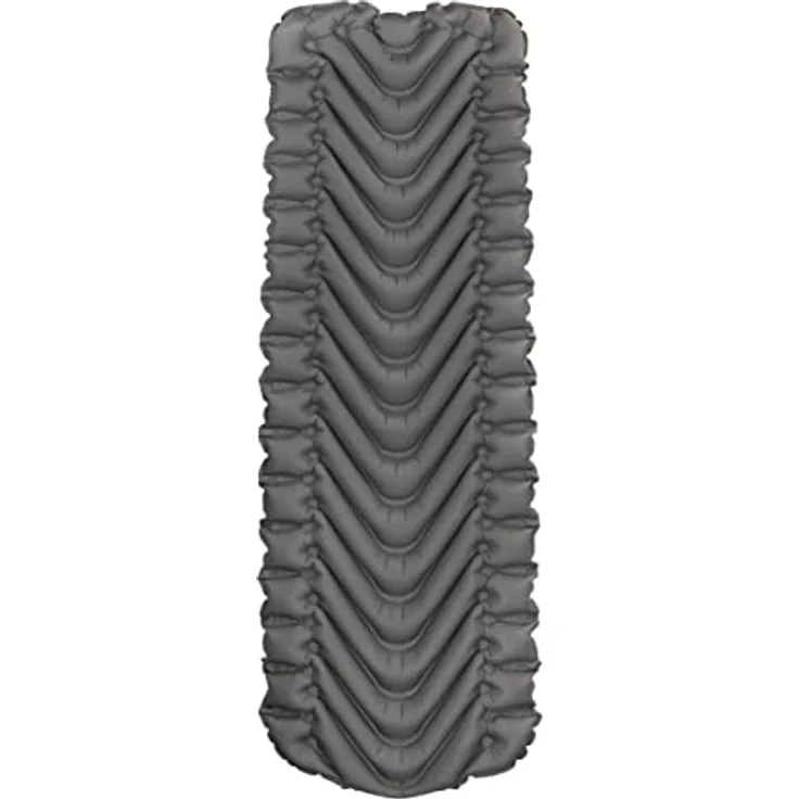 Klymit Isomatte Static V Camo, Isolierte selbstaufblasende Matratze mit verstärkter Isolation, Rot – Bild 4