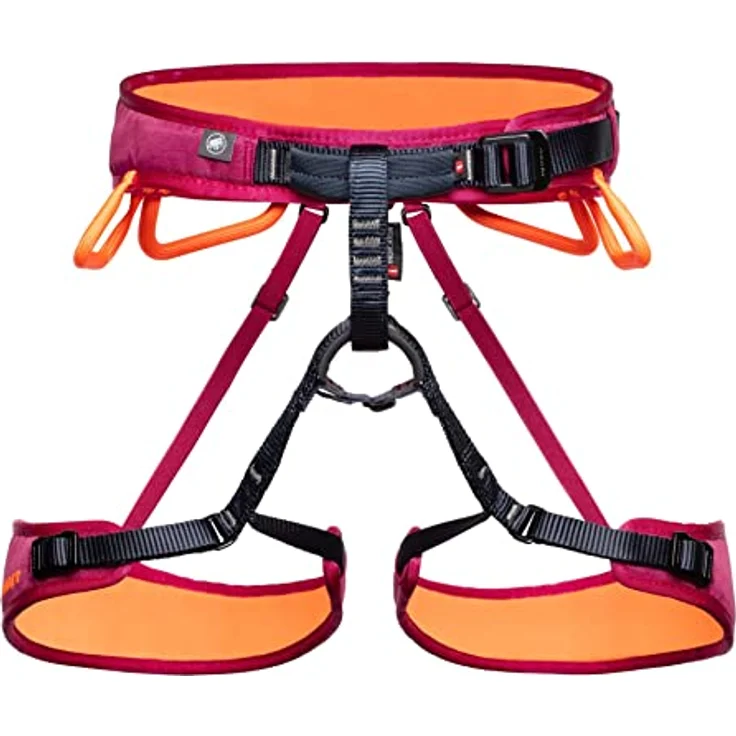 Mammut Ophir Fast Adjust Women, Damen Klettergurt mit Reißverschlussfach für Smartphone, Sundown-Safety orange, Größe XS – Bild 1