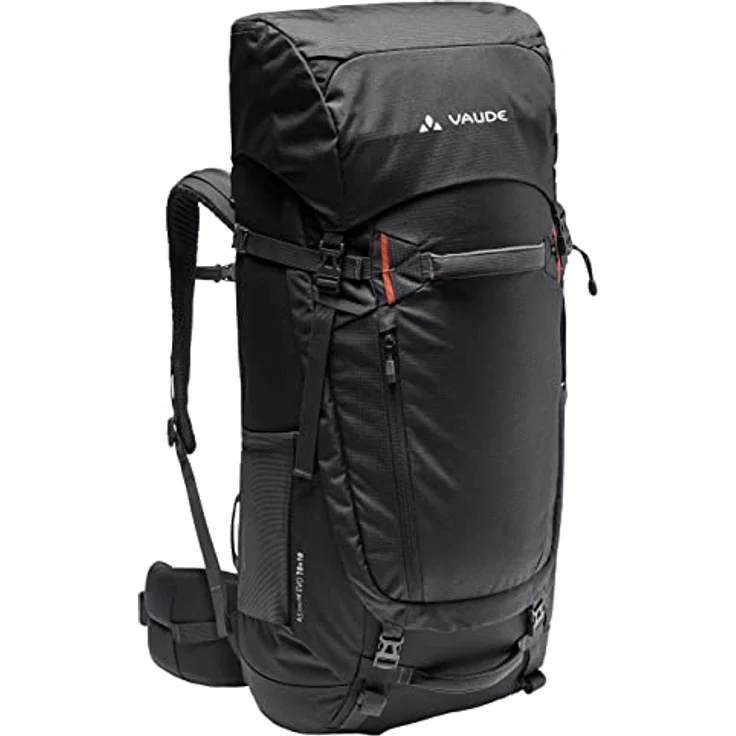 VAUDE Astrum Evo 70+10 Wanderrucksack, sehr großer Trekkingrucksack für Backpacking, anthrazit – Bild 1