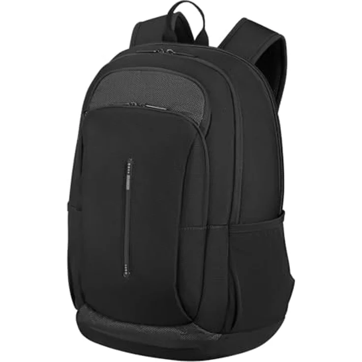 American Tourister Urban Groove, Laptoprucksack 15.6 Zoll, 27 L, 46 cm, Schwarz mit zwei Hauptfächern für Unterlagen und Laptop – Bild 2