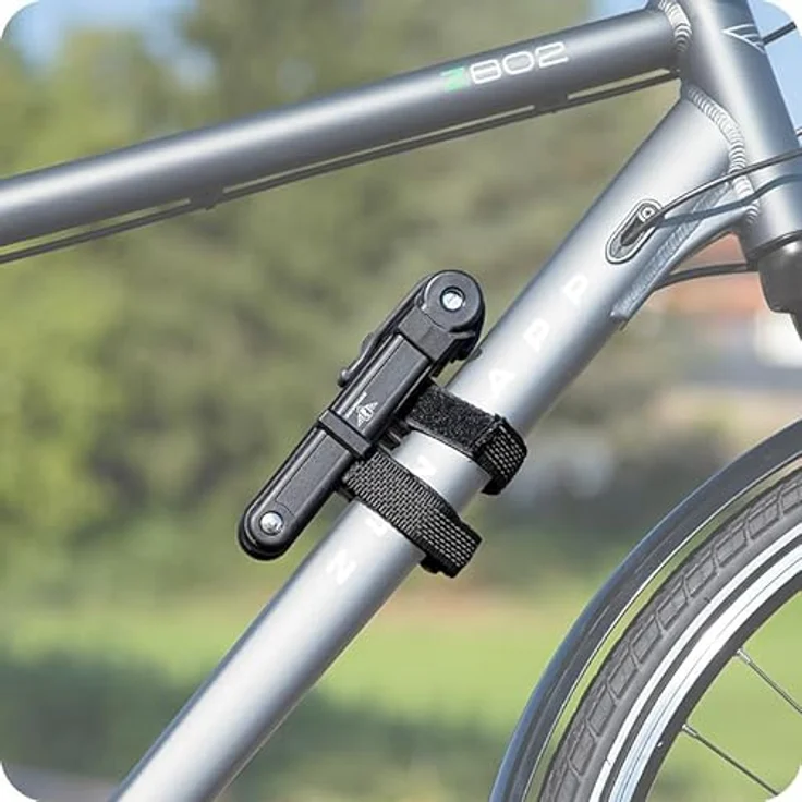 Zündapp Faltschloss für E-Bike und Fahrrad, 85 cm faltbar mit 2 Spezialschlüsseln und Halterung – Bild 4