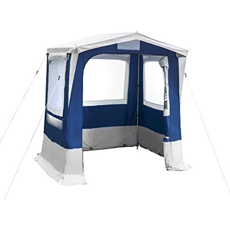 Brunner Gusto I NG, Küchenzelt mit Pultdach, 215 cm Stehhöhe, große Gazefenster, inkl. Tragetasche und Montagematerial – Bild 4