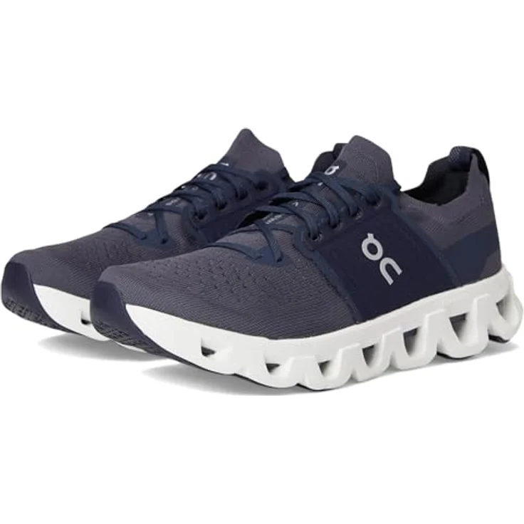 ON Running Cloudswift 4, Herren Laufschuhe mit CloudTec®-Zwischensohle, atmungsaktivem Engineered Mesh, Navy-Ink, EU 41 / US 8 – Bild 1