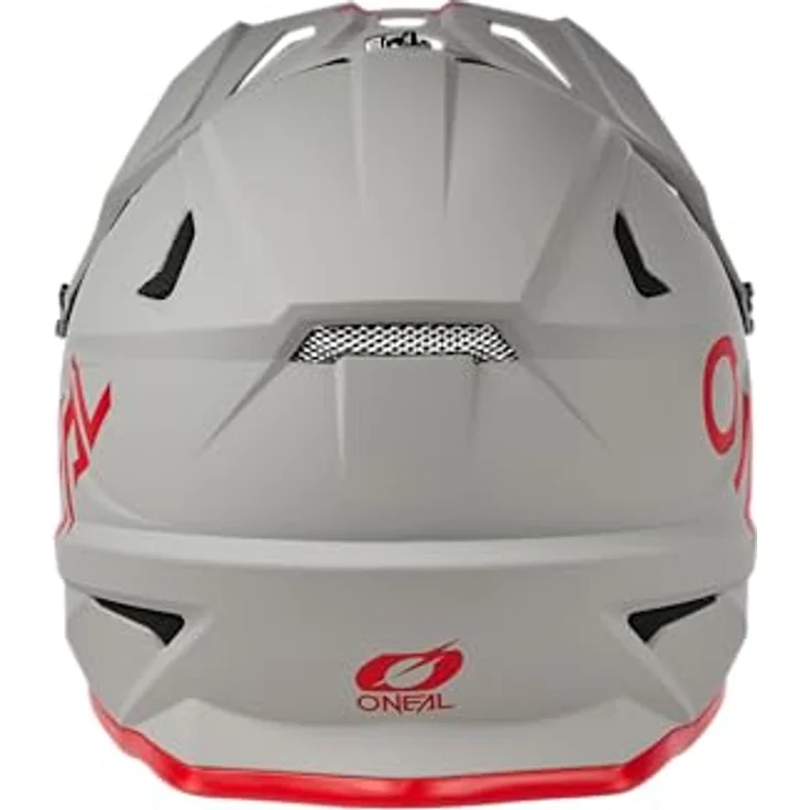 O'Neal Sonus Solid, MTB Helm in grau/rot, M (57/58 cm) mit hochwertiger ABS-Außenschale und komfortablem Innenfutter – Bild 4