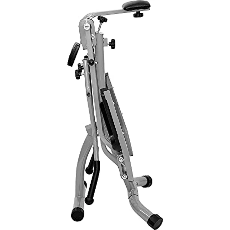Christopeit Sport Walker Silber – klappbarer Ellipsentrainer – Crosstrainer bis 100kg Gewicht - Stepper mit LCD-Display – Bild 5