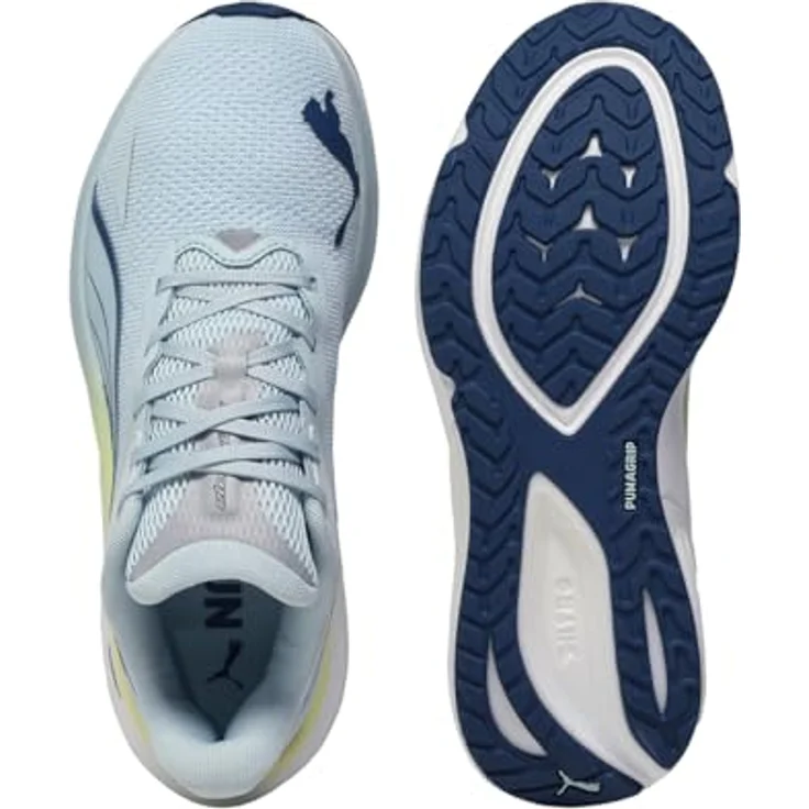 PUMA Electrify NITRO 4 Wns Laufschuhe Damen, reaktionsfreudige Dämpfung mit NITROFOAM™ & PROFOAMLITE, blau Sea Glass Dark Indigo Gray, Schuhgröße 38.5 EU – Bild 6