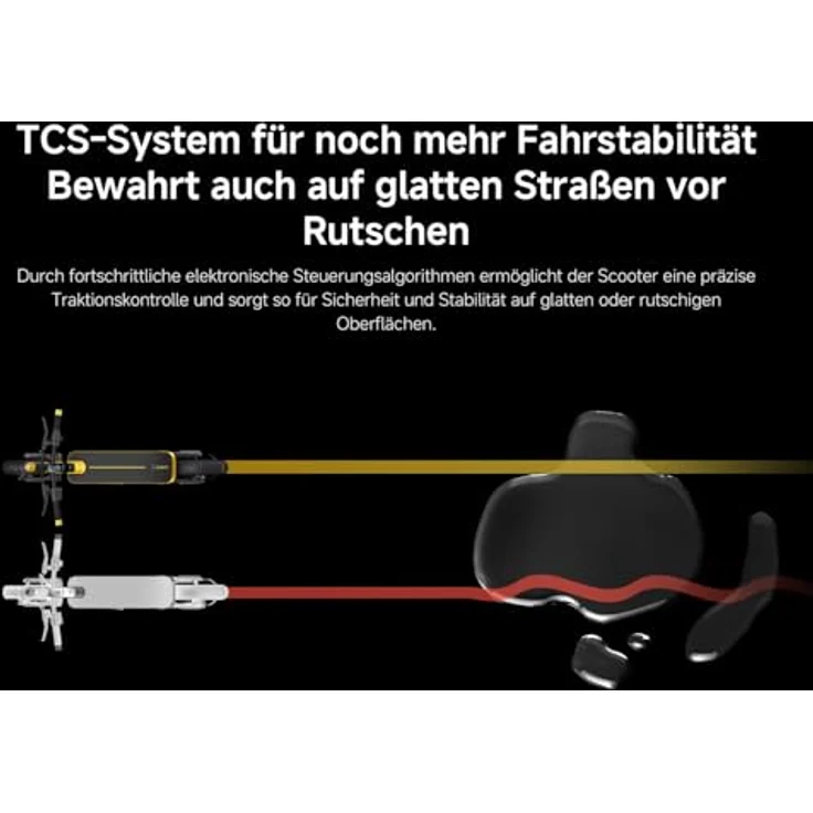 XIAOMI Electric Scooter 6 Ultra E-Roller, 12 Zoll Tubeless, 75 km Reichweite, 1200W, Vollfederung, IPX6, Yellow – Bild 7