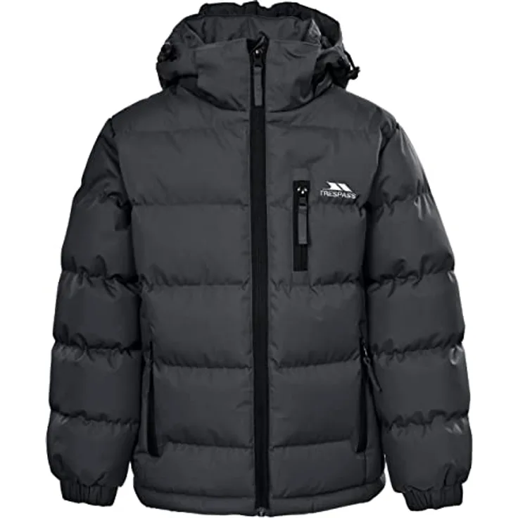 Trespass Tuff, Männliche Skijacke mit Steppfinish und isolierender Polsterung, Flint