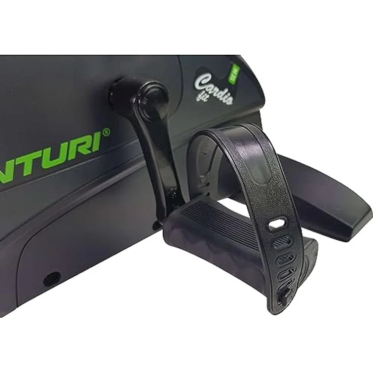 Tunturi Cardio Fit M35 Mini Bike Heimtrainer / Pedaltrainer / Arm- und Beintrainer / Minifahrrad / Bewegungstrainer für Senioren mit Magnetbremssystem und LCD-Bildschirmanzeige - Schwarz - Preisvergleich – Bild 3