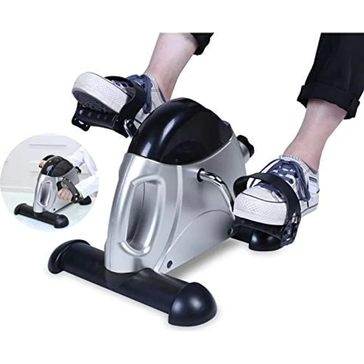 EVOLAND Heimtrainer Mini Fitnessbike, Arm und Beintrainer Pedaltrainer mit LCD Display, Hometrainer Fitnessgerät für Zuhause Büro – Bild 5