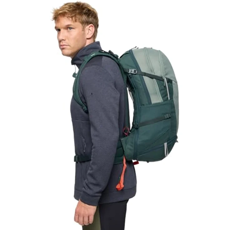 Vaude Wizard Wanderrucksack, 53 cm, grün, 100% Polyamid, kompakt und vielseitig – Bild 7