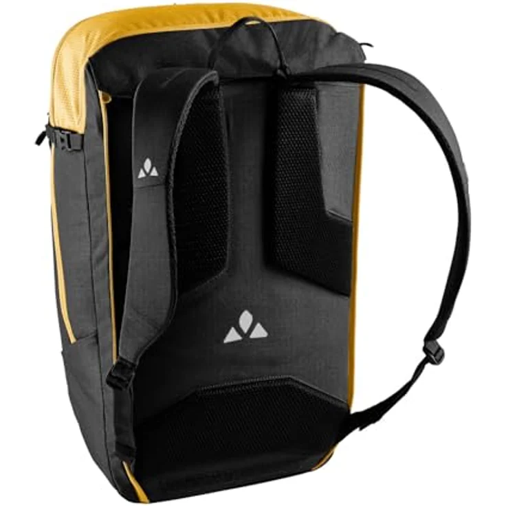 Vaude Cycle 28, Velotasche/Gepäckträgertasche mit Rucksackfunktion, 28 l, gepolstertes Laptopfach, reflektierende Elemente – Bild 2