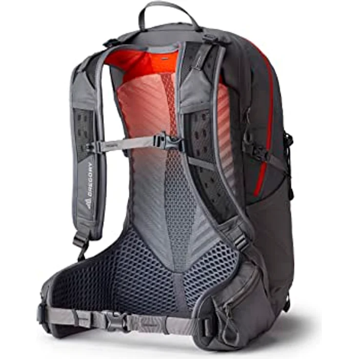 Gregory Maya Rucksack Sunset Grey 25L, Wanderrucksack mit BioSync-Hüftgurt und belüfteter Rückwand – Bild 3