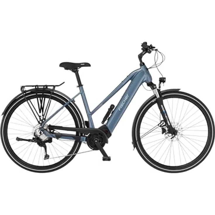 Fischer E-Bike Trekking VIATOR 6.8i Ultimate, Elektrofahrrad für Damen und Herren, 90 Nm Mittelmotor, 711 Wh Akku, 9-Gang SHIMANO Schaltung, hydraulische Scheibenbremsen, 90 Lux LED-Lichtanlage, RH 50 – Bild 1