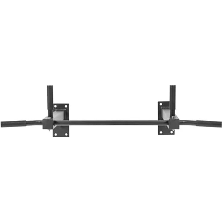 GORILLA SPORTS® Klimmzugstange - Deckenmontage, inkl. Montagematerial, bis 350 kg Belastbar, rutschfeste Griffe, Stabil, aus Stahl, Schwarz/Weiß - Pull Up Bar, Klimmzugstange Decke, Reckstange – Bild 5