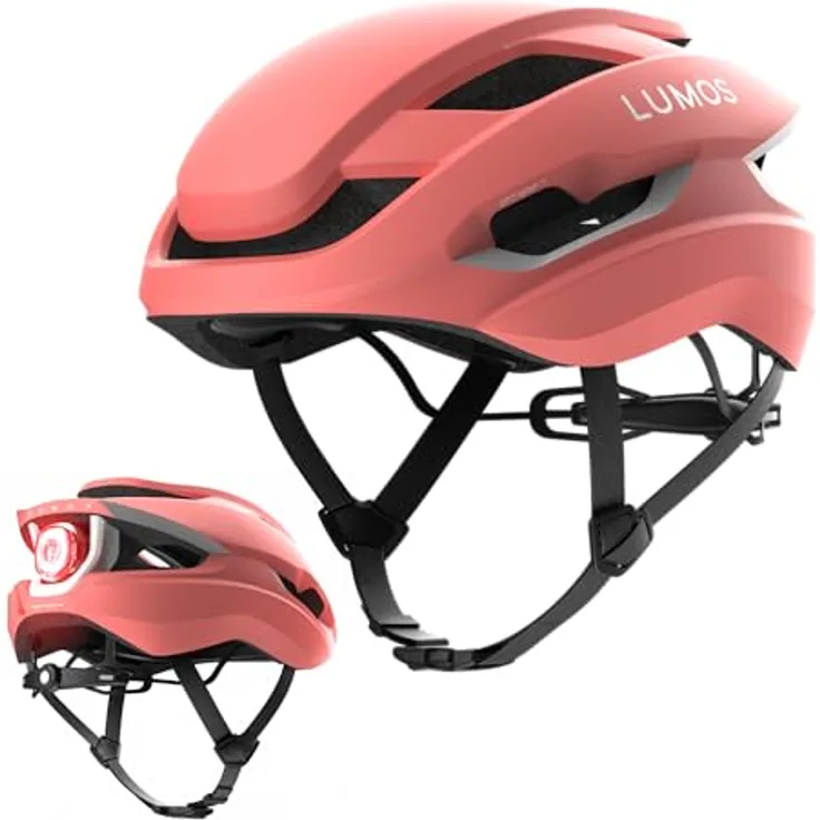 Lumos Ultra Fly + Firefly, Velohelm (54 - 61 cm) mit In-Mold Polycarbonat-Schale, 11 Belüftungsöffnungen und abnehmbarem LED Licht