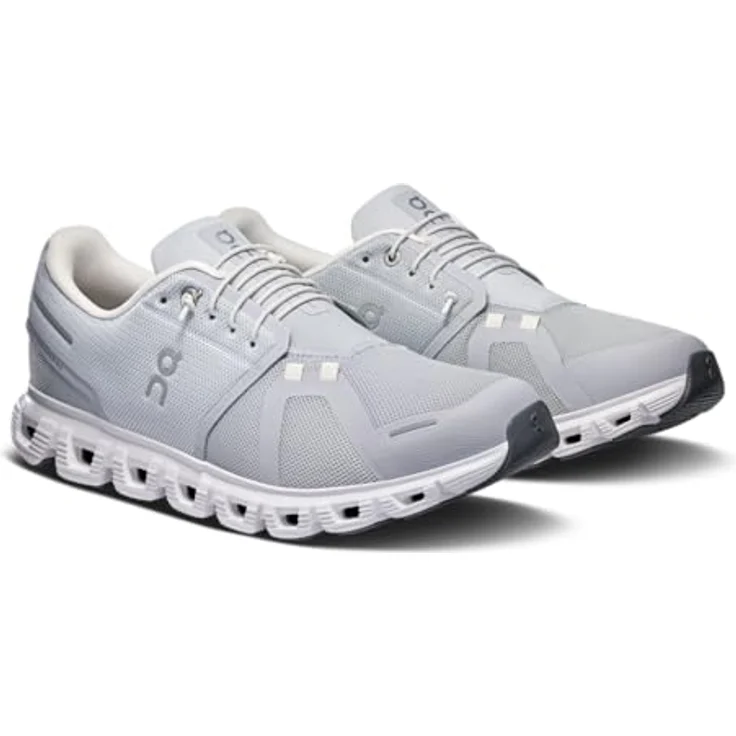 On Running Cloud 6, Herren Laufschuhe mit CloudTec®-Technologie, ultraleicht, atmungsaktiv, Weiss – Bild 7