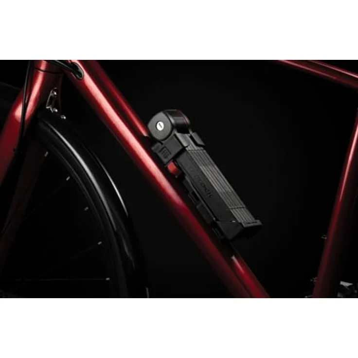 Trelock FS 380 TRIGO, Veloschloss 100 cm, Sicherheitsstufe 9, schwarz, mit IN-X-Schließzylinder und korrosionsfestem, gummiertem Schutz – Bild 8