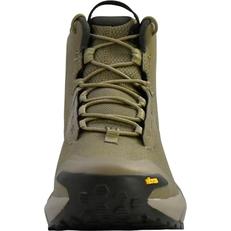 Under Armour Valsetz Mid, Herren Wanderschuhe, leichtes Obermaterial, Charged Cushioning® Dämpfung, Vibram XS Trek Sohle, Grün-Braun, Größe 44 – Bild 2