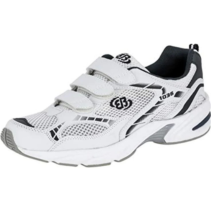Brütting FORCE, Unisex Laufschuhe aus Synthetikmaterial, flach, weiss, Gr. 43 – Bild 4