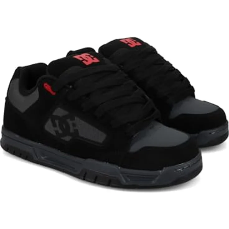 DC Shoes DC Coiler, Lederschuhe für Männer mit atmungsaktivem Schaft, Schwarz, EU 42 – Bild 1