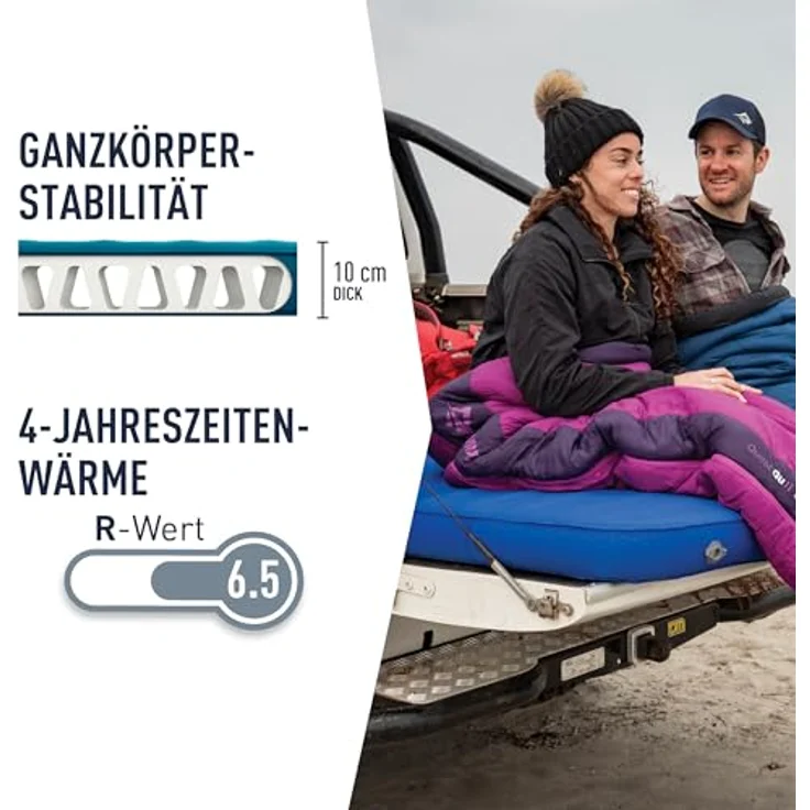Sea To Summit Comfort Deluxe, Isomatte für Camper Van mit multifunktionalem Ventil und Pillow Lock Patch System, ideal für Volkswagen T5/T6 California – Bild 3