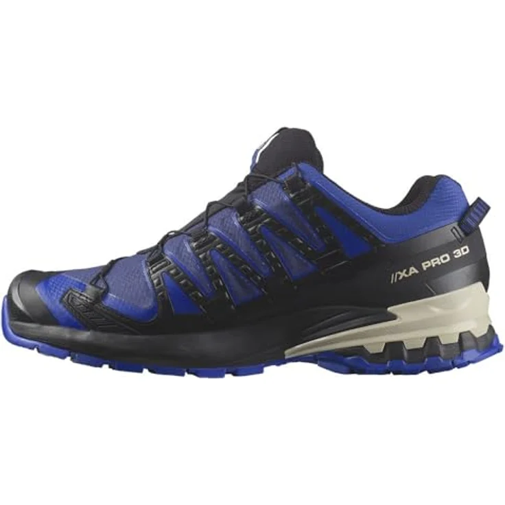 Salomon XA PRO 3D V9 GORE-TEX, Herren Laufschuhe mit wasserdichter Membran und stark profilierter Außensohle, blau, Größe 41 1/3 – Bild 3