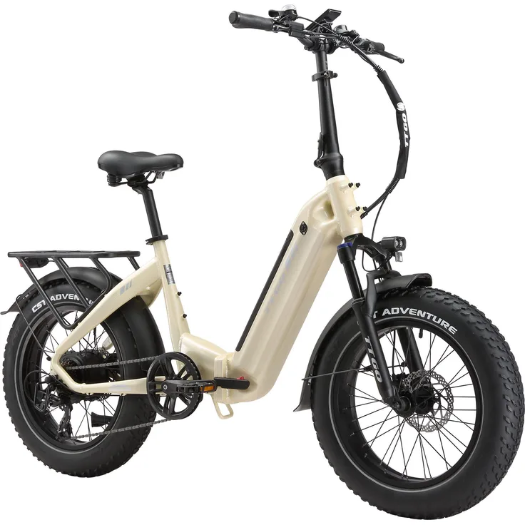 TTGO F6B E-Bike Klapprad 20x4 Zoll, 70Nm Hinterradmotor, 864 Wh Akku, 140 km Reichweite, 7 Gang SHIMANO Kettenschaltung, bis 150 kg belastbar