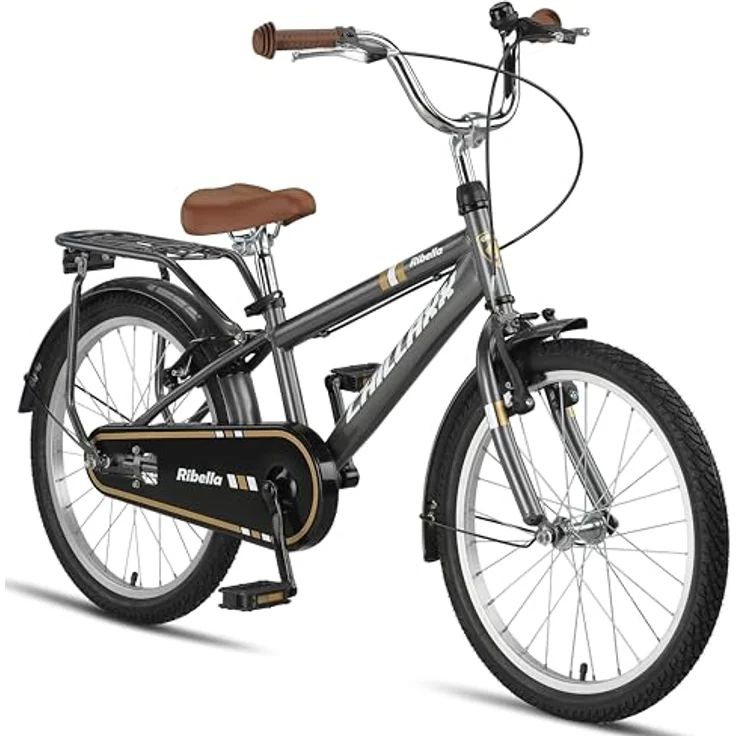 Sidelja GmbH Kinderfahrrad Ribella, Cityrad für Kinder, ideal für erste Fahrradtouren – Bild 1