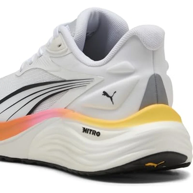 Puma Electrify NITRO™ 4, Laufschuhe für Herren mit NITROFOAM™ Dämpfung, atmungsaktivem Mesh-Obermaterial und PUMAGRIP Gummi, schwarz – Bild 3
