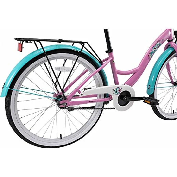 BIKESTAR Kinder Fahrrad ab 9 Jahre | 24 Zoll Classic Kinderrad | Pink – Bild 9