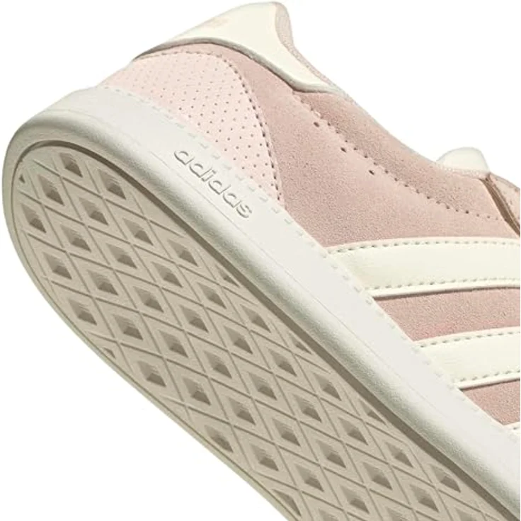 Adidas Breaknet Sleek, Laufschuh für Damen, Weiß Off White mit perforierten Details – Bild 4