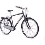 Chrisson SERETO 3.0 Citybike, 28 Zoll Herrenrad mit SHIMANO Nexus, schwarz matt