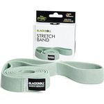BLACKROLL® Stretch Band 100 cm, Flexibles Gymnastikband für Mobilitätstraining, hautfreundliches Material, ideal für Yoga, Balanced Green, Made in Germany